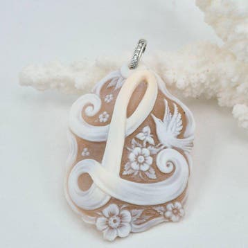Zilver, Zonder reserveprijs - Cameo - Handgesneden camee