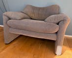 Cassina - Vico Magistretti - Fauteuil - Maralunga - Fluweel,, Antiek en Kunst
