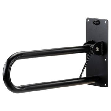 Toiletbeugel opklapbaar 56 cm - Mat zwart, Diversen, Ophalen of Verzenden, Nieuw