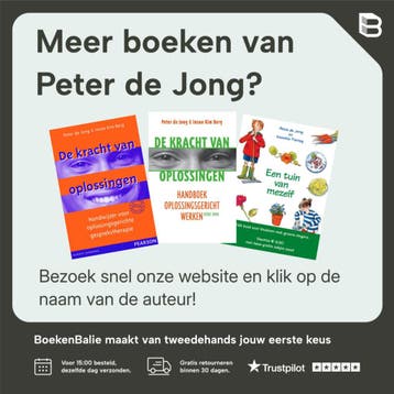 De kracht van oplossingen - Peter de Jong 9789043041195, Boeken, Verzenden, Zo goed als nieuw, Peter de Jong