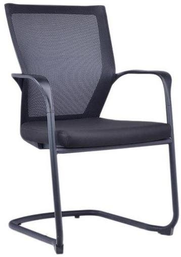 Nieuw Vergaderstoel Menton Zwart Sledeframe HHV, Ophalen of Verzenden, Nieuw