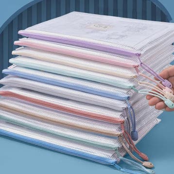 Set Transparante Ritszakken A4/A5 - Waterdicht & Organiseren, Verzenden, Nieuw in verpakking
