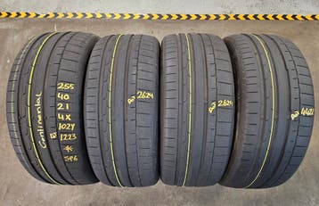 255/40/21 102Y* CONTINENTAL SP6 ZOMERBANDEN 7/6,2MM PROFIEL, Ophalen, Gebruikt, 255 mm, 21 inch