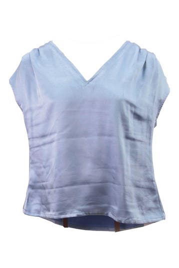 AAIKO T-shirt in maat S Blauw, Kleding | Dames, AAIKO, Verzenden, Zo goed als nieuw, Blauw