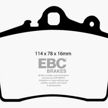 EBC 97-99 Porsche Boxster Bluestuff Front Brake Pads, Ophalen of Verzenden, Nieuw