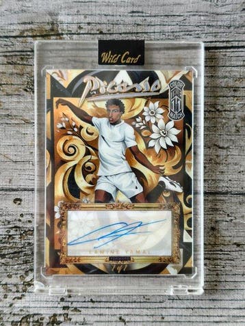 Wild Card Lamine Yamal 1/1 Gesigneerde kaart, Enige, Nieuw