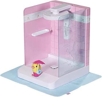 BABY born Douche - 43cm poppen | Retourdeal 46% Korting, Kinderen en Baby's, Ophalen of Verzenden, Zo goed als nieuw, Babypop