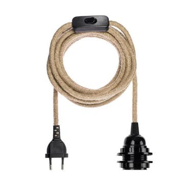 Fitting Lampen - Natuurlijk Zwart, Huis en Inrichting, Verzenden, Nieuw