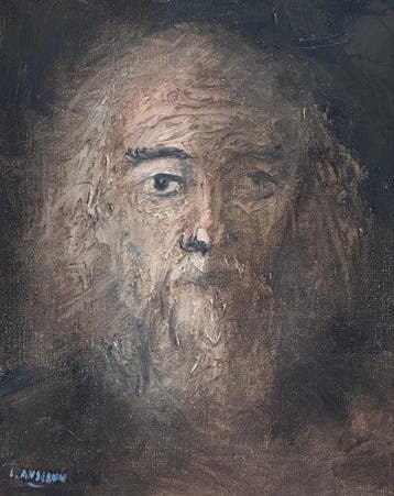 Luc Anseeuw (1949-2023) - Artiest/Portret, Antiek en Kunst