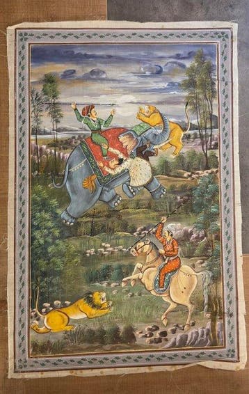 Onbekende kunstenaar - Scène de Chasse Royale (Shikar)