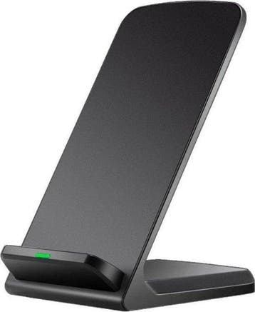 Draadloze oplader staand iphone Qi lader draadloos dock snel, Telecommunicatie, Mobiele telefoons | Telefoon-opladers, Verzenden