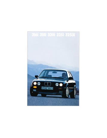 1988 BMW 3 SERIE SEDAN BROCHURE NEDERLANDS, Nieuw, BMW, Author
