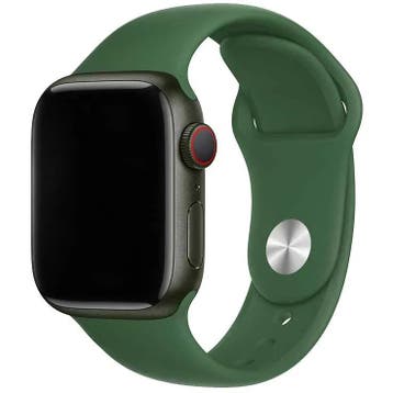 Apple Watch bandje - siliconen - klaver - klaver / 44 · 45, Verzenden, Nieuw