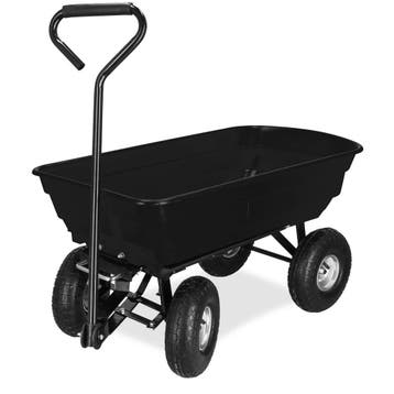 Tuinkar | 110x51x110 Cm | Kiepfunctie | Bolderkar |, Tuin en Terras, Ophalen of Verzenden, Nieuw