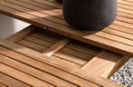 Uitschuifbare Tuintafel Ruben 150-210cm  Teak Zwart The, Verzenden, Nieuw