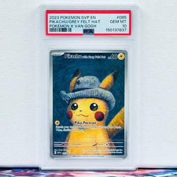 Pokémon Graded card - PIKACHU GREY FELT HAT #085 - Pokémon -, Nieuw
