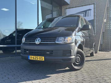 Volkswagen Transporter L2H1 DC**MARGE**CARPLAY*NAVI*CRUISE*A, Stof, Gebruikt, Volkswagen, Zwart