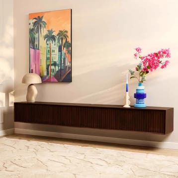Zwevend tv meubel Madison Brown | 240 cm | Starfurn, Ophalen of Verzenden, Nieuw