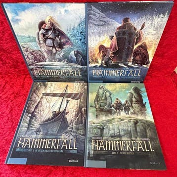 Hammerfall 1 t/m 4 - Complete reeks HC - 4 Album - Eerste, Boeken, Stripboeken, Nieuw