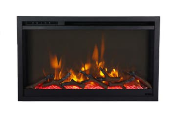 Elektrische sfeerhaard, Amantii, TRD-33 -Xtraslim, Zwart,, Nieuw