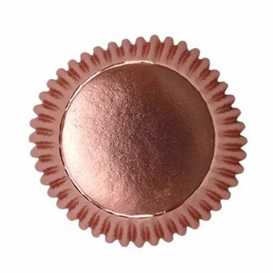 Cupcake Vormpjes PME Metallic Rose Goud 30 stuks, Hobby en Vrije tijd, Taarten en Cupcakes maken, Nieuw, Verzenden