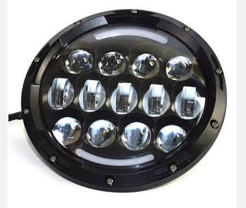 SK-Import Koplampen Black Housing Jeep Wrangler, Ophalen of Verzenden, Nieuw, Jeep