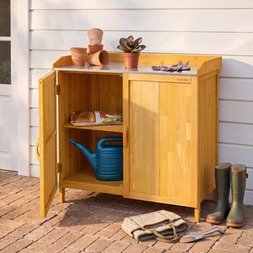 Planten tafel Vita met onderkast - bruin, Verzenden, Nieuw