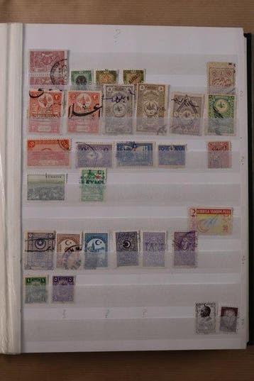 Verenigde Staten + Turkije 1892/2006 - Lot in 2 stockboeken, Gestempeld