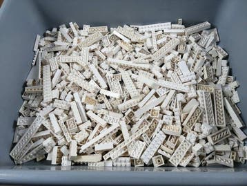 Lego - geen serie - 01. Partij van 1000 witte bouwstenen -, Nieuw