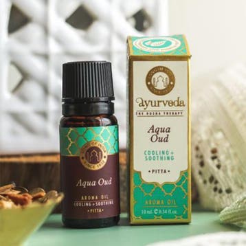 Song of India - Aroma oil Aqua Oud (Pitta) - 10 ml, Huis en Inrichting, Woonaccessoires | Overige, Ophalen of Verzenden, Nieuw