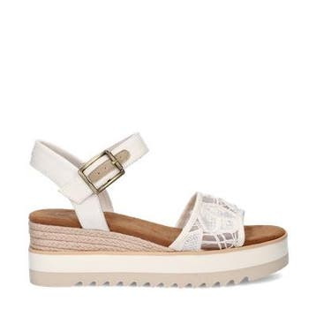 TOMS Diana sandalen voor dames in het Wit, Verzenden, Wit, Nieuw, Sandalen of Muiltjes