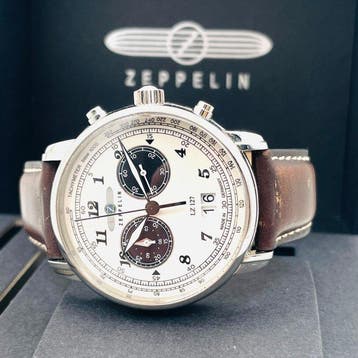Zeppelin - LZ 127 Graf Chronograph Big Date - Zonder, Nieuw
