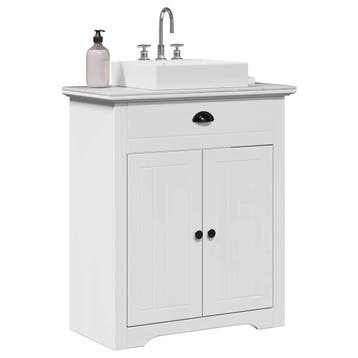 Wastafelkast BODO 70cm Wit | Retourdeal 54% Korting, Huis en Inrichting, Gebruikt, Minder dan 100 cm, Wastafelkast, 25 tot 50 cm