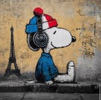 ERIC BRUMETTE - DJ SNOOPY SAVED MY LIFE 49 - Toile L, Antiek en Kunst