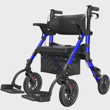 Lichtgewicht Opvouwbare Rollator Walker met Zitje & Transpor, Verzenden, Nieuw