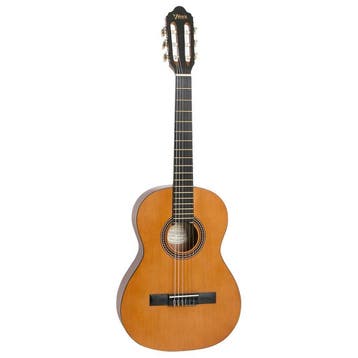 Valencia VC203H Hybrid Neck Klassieke Gitaar 3/4 Naturel, Ophalen of Verzenden, Nieuw