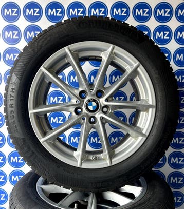 BMW 5-serie G30 G31 618 Velgen + Winterbanden, Gebruikt, Banden en Velgen, 17 inch, Personenwagen