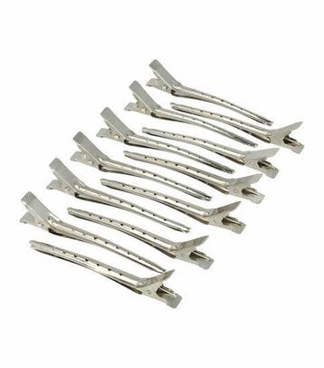Styling Tool - Afdeelklemmen 8cm – Metalen Kappersklemmen –, Nieuw