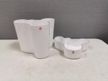Iittala - Alvar Aalto - Vaas (2) - Glas