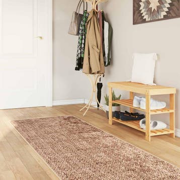 vidaXL Vloerkleedloper MARSA Geel 100 x 350 cm Polyester en, Verzenden, Nieuw, Geel