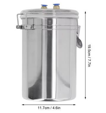 Handmatige Melkmachine 2L met RVS Fles Draagbare Melkset, Dieren en Toebehoren