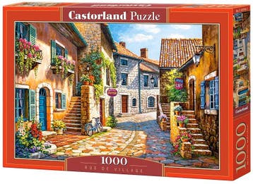 Rue de Village Puzzel (1000 stukjes) | Castorland - Puzzels, Verzenden, Nieuw