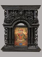 École du Haut-Pérou (XX) - Retablo de la Vierge de la, Antiek en Kunst