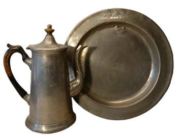Andreas Blau - Bord (2) - Tin - Barok