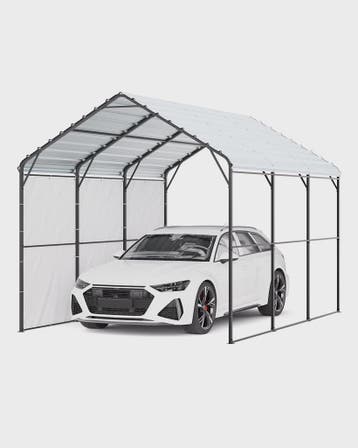 Robuuste Metalen Carport met Verzinkt Stalen Frame - Bescher
