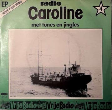 vinyl single 7 inch - No Artist - Radio Caroline - Met Tu..., Verzenden, Zo goed als nieuw, 7 inch, Nederlandstalig