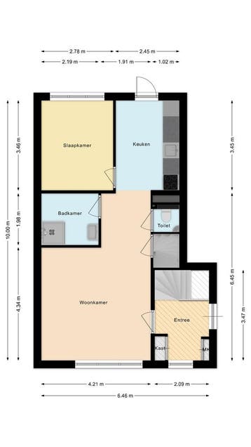 Te huur: Appartement Kalsdonksestraat in Roosendaal, Noord-Brabant, Roosendaal, Appartement