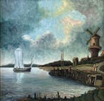 Europese school (XX) - Serenade of the Silent Wind, Antiek en Kunst, Kunst | Schilderijen | Klassiek