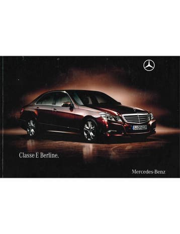 2009 MERCEDES BENZ E-KLASSE SEDAN BROCHURE FRANS, Nieuw, Author