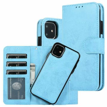 iPhone 14 / 16e / 17e Uitneembaar Magnetisch Bookcase Hoesje, Telecommunicatie, Ophalen of Verzenden, Nieuw